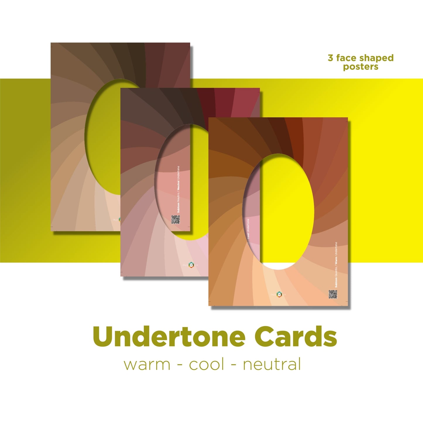 Face Shaped Cards - Undertone Set