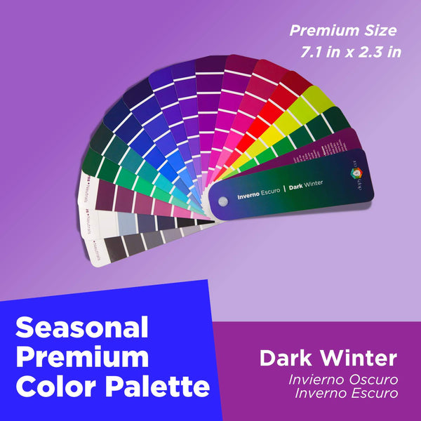 Seasonal Color Analysis Palette Premium - Dark Winter
