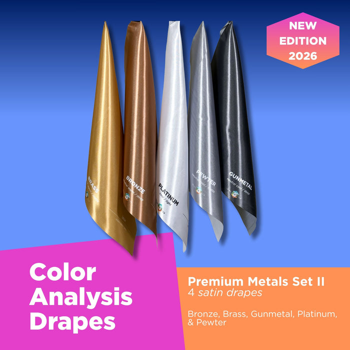 Premium Metals Set II - Gunmetal, Pewter, Brass, Bronze, Platinum
