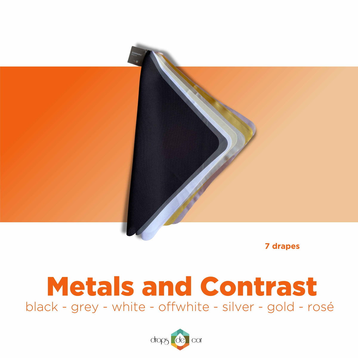 Solids Set - Metals and Neutrals - for Color Analysis