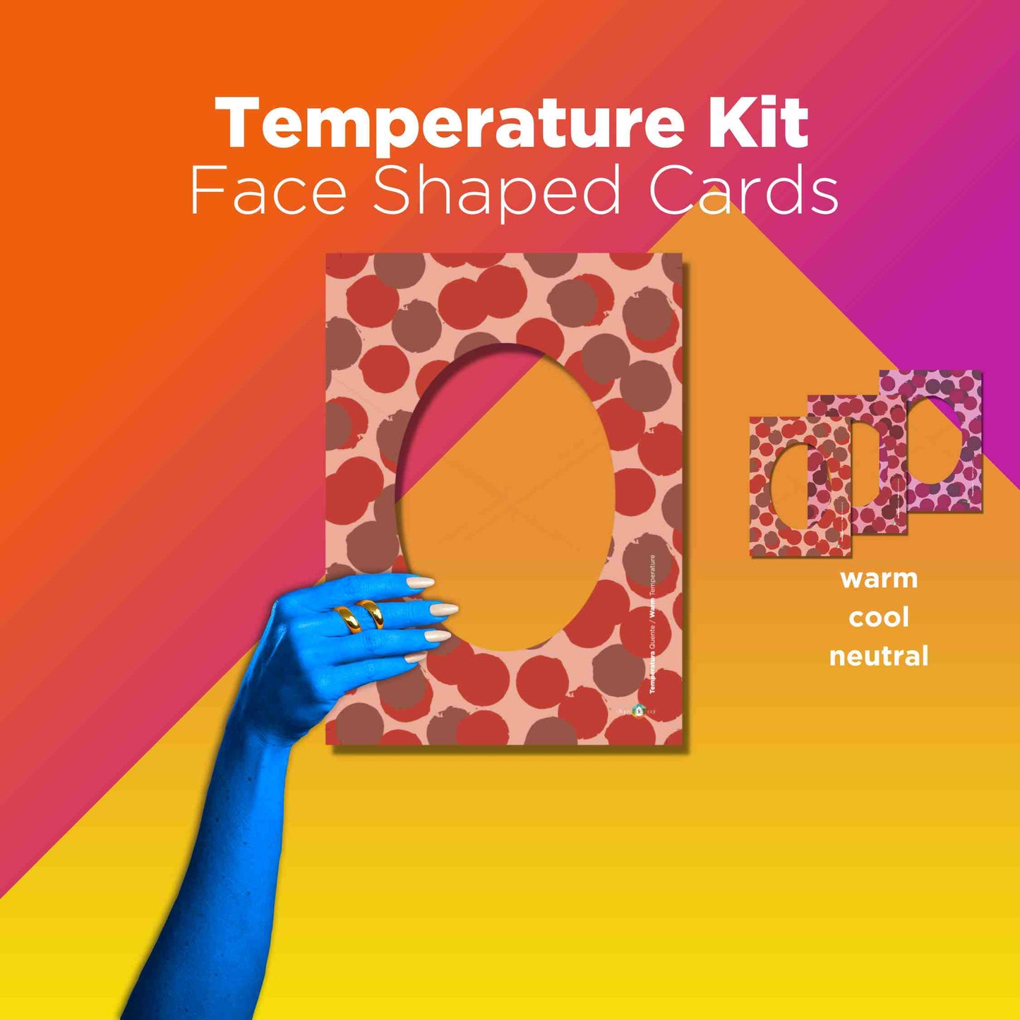 Face Shaped Cards - Temperature Kit
