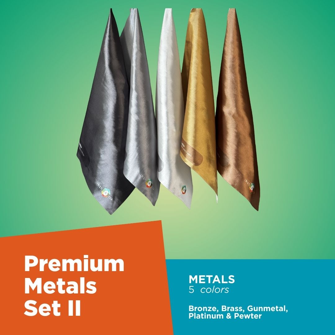 Premium Metals Set II - Gunmetal, Pewter, Brass, Bronze, Platinum