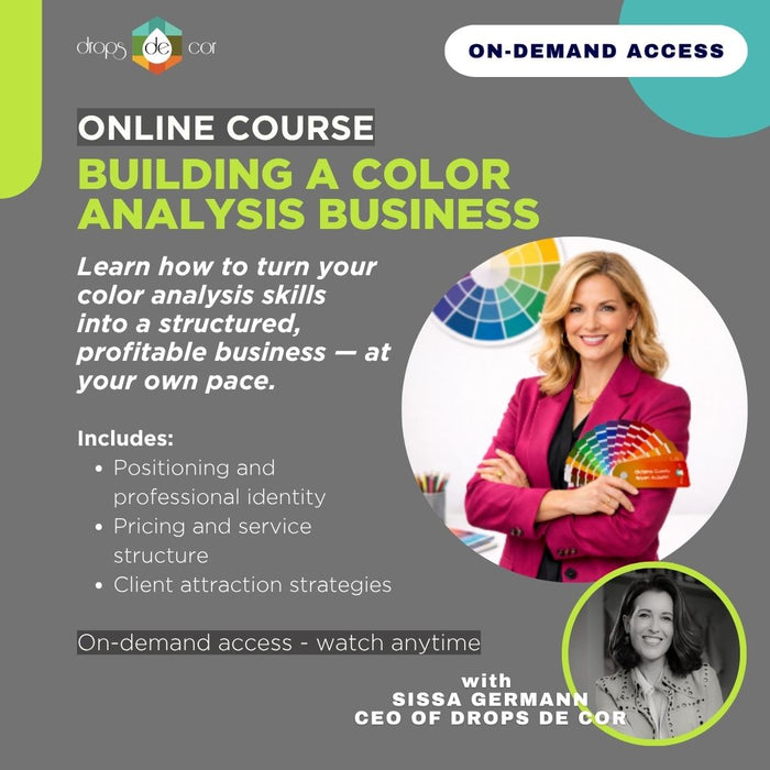 Building a Color Analysis Business online course