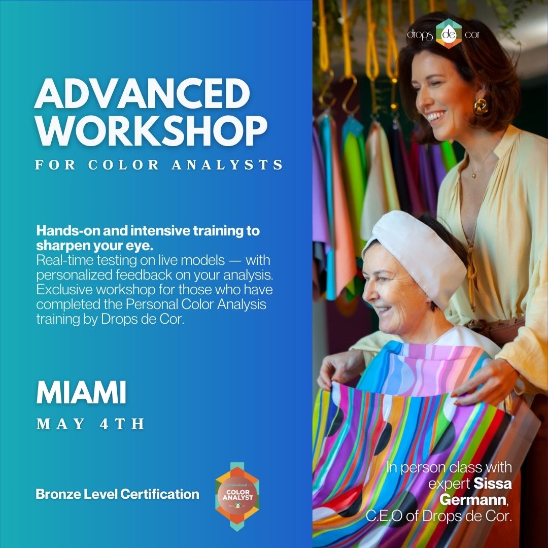 Advanced Workshop for Color Analysts - Miami May 4th