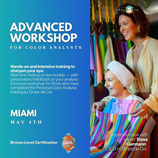 Advanced Workshop for Color Analysts - Miami May 4th