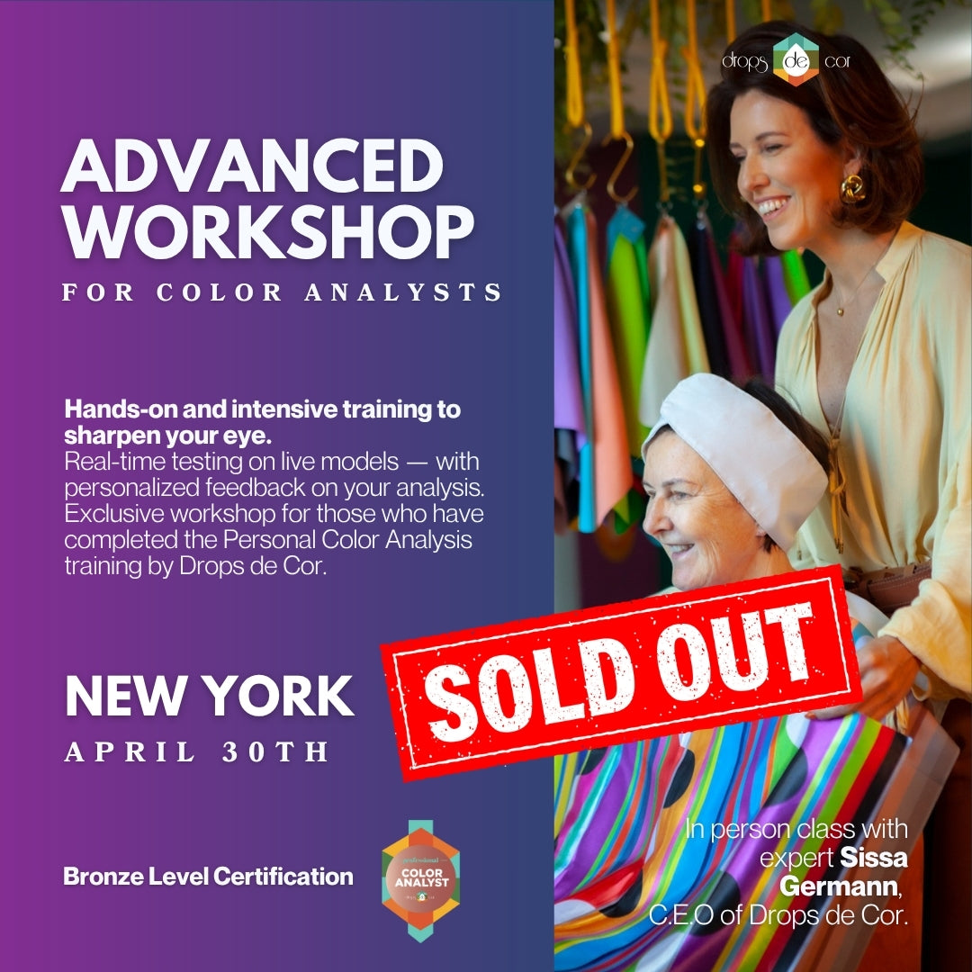 Advanced Workshop for Color Analysts - New York April 30th