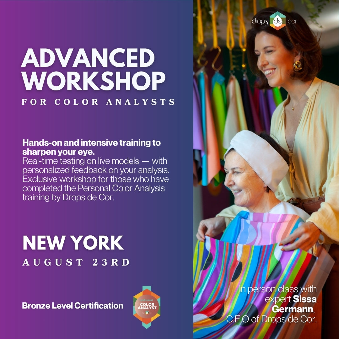 Advanced Workshop for Color Analysts - New York August 23rd
