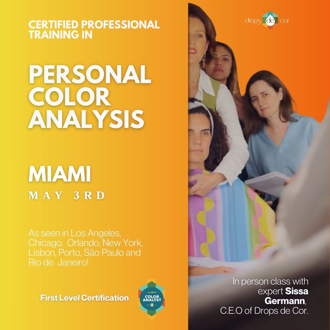 Color Analysis In Person Training Course - Miami May 3rd