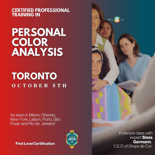 Color Analysis In Person Training Course - Toronto - October 5th