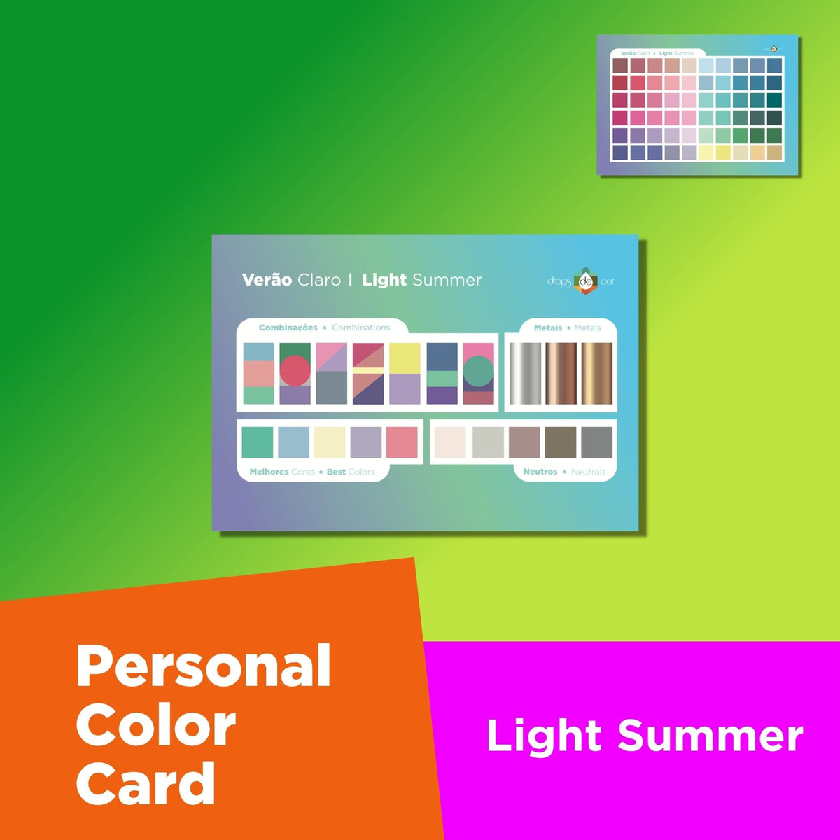 Personal Color Cards - Light Summer