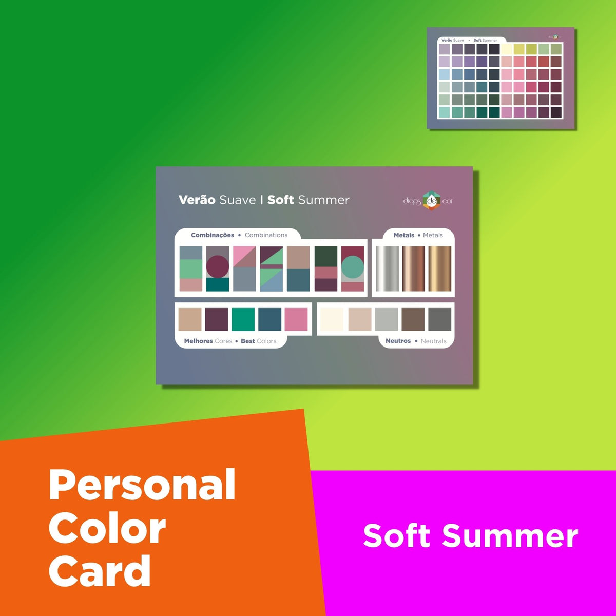 Personal Color Cards - Soft Summer