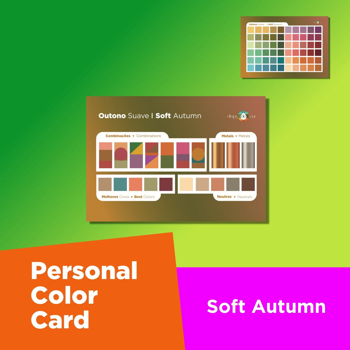 Personal Color Cards - Soft Autumn