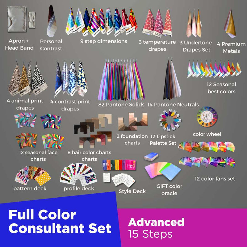 Full Color Consultant Set, Advanced, 15 steps