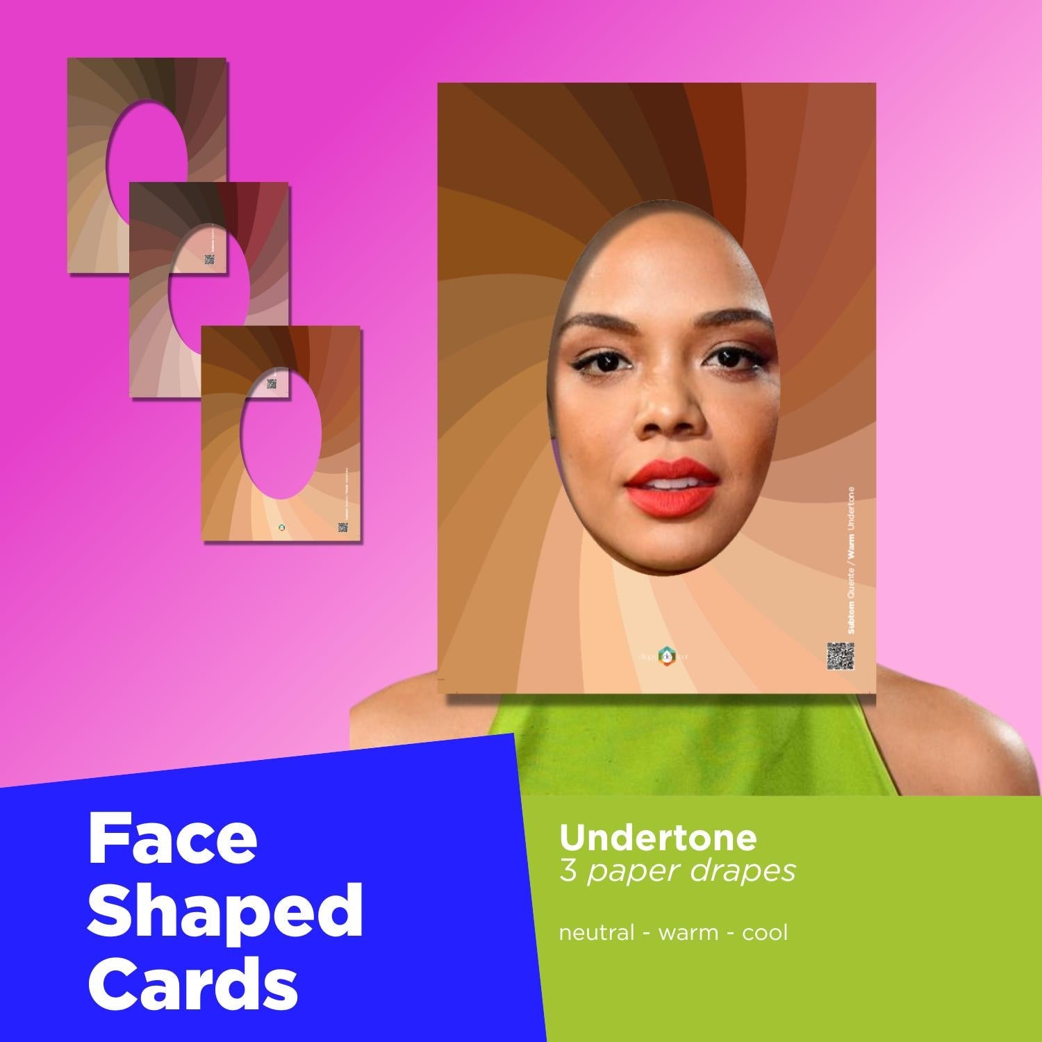 Face Shaped Cards - Undertone Set