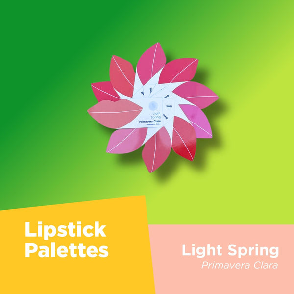 Lipstick Color Analysis Palette - Light Spring