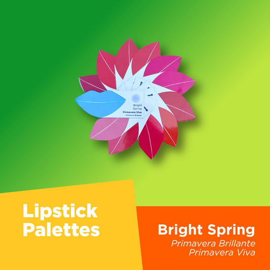 Lipstick Color Analysis Palette - Bright Spring