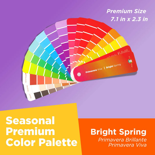 Seasonal Color Analysis Palette Premium  - Bright Spring