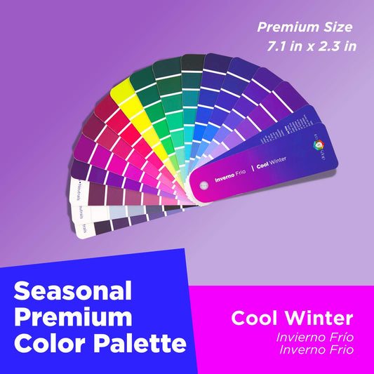 Seasonal Color Analysis Palette Premium  - Cool Winter
