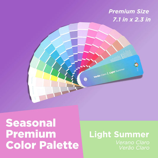 Seasonal Color Analysis Palette Premium  - Light Summer