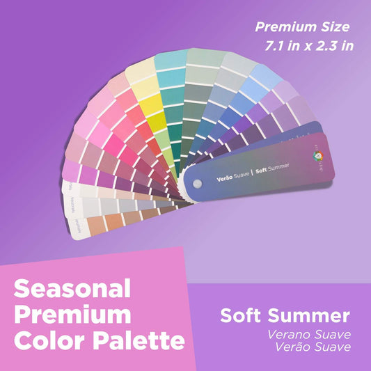 Seasonal Color Analysis Palette Premium  - Soft Summer
