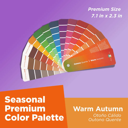 Seasonal Color Analysis Palette Premium  - Warm Autumn