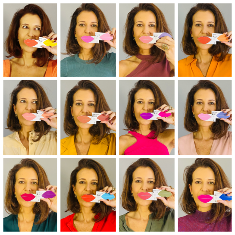 Color Analysis Lipstick Palette