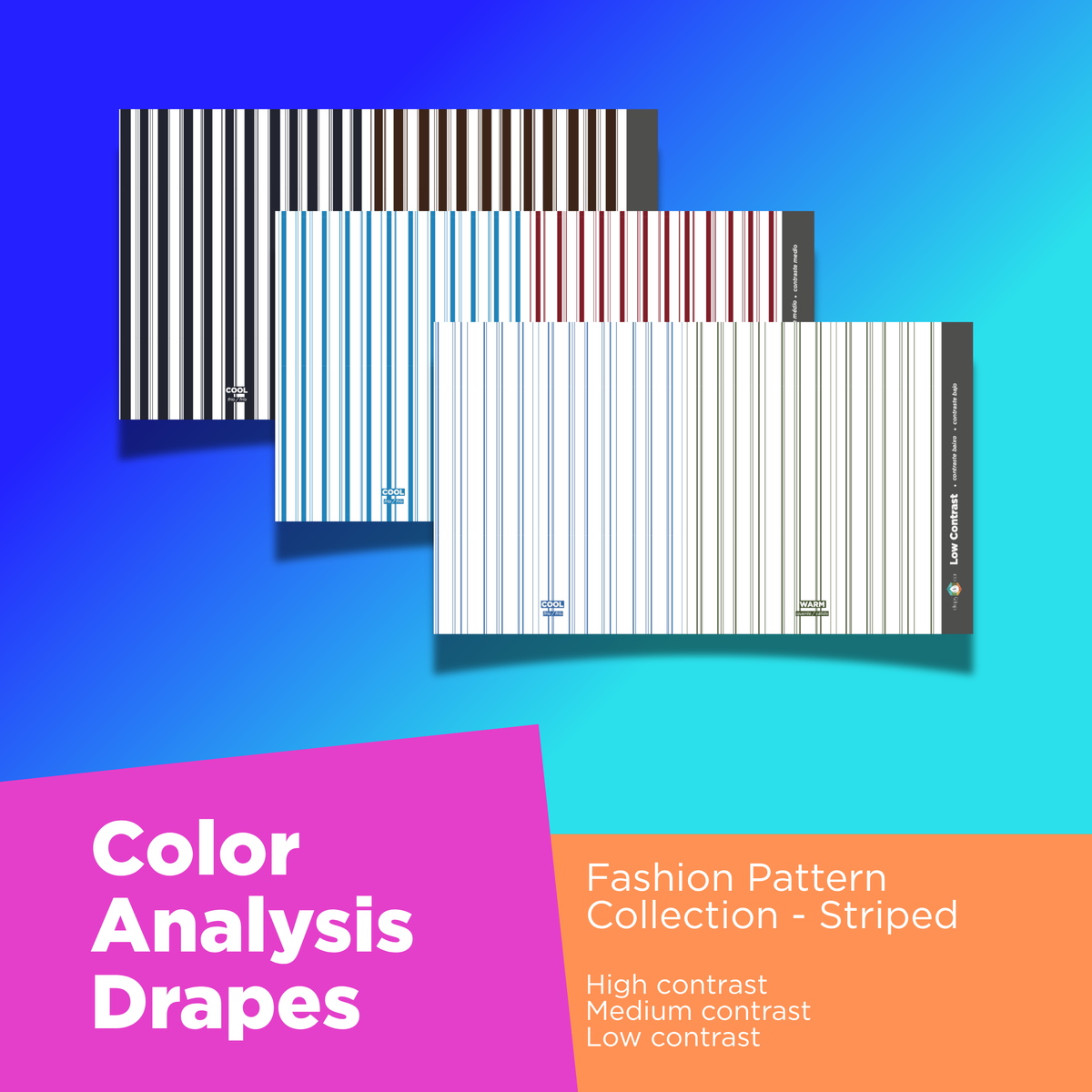 New 2026 Edition – Striped Drapes – Fashion Print Collection