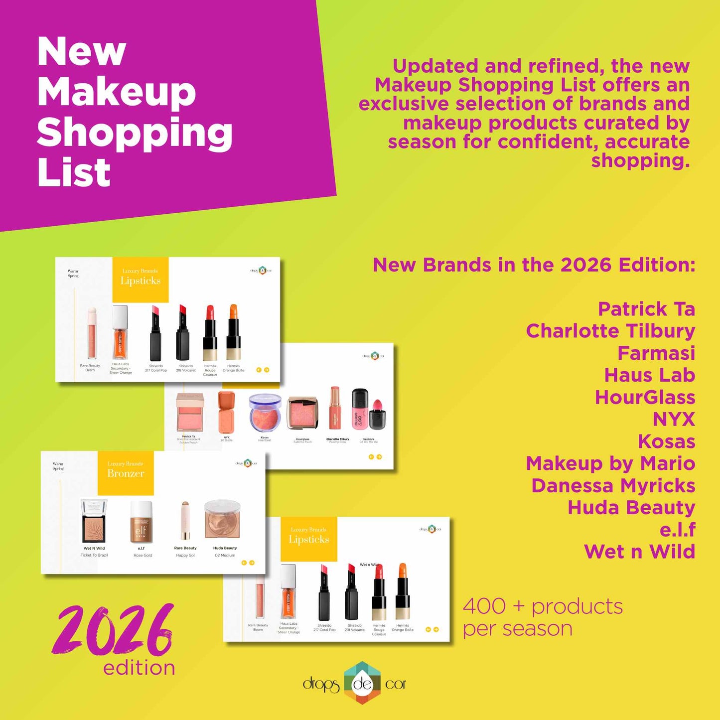 Your Colors Set - Warm Spring