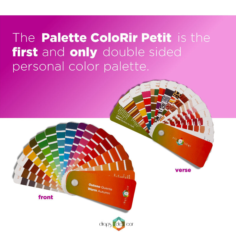 Double-sided seasonal color palette. 