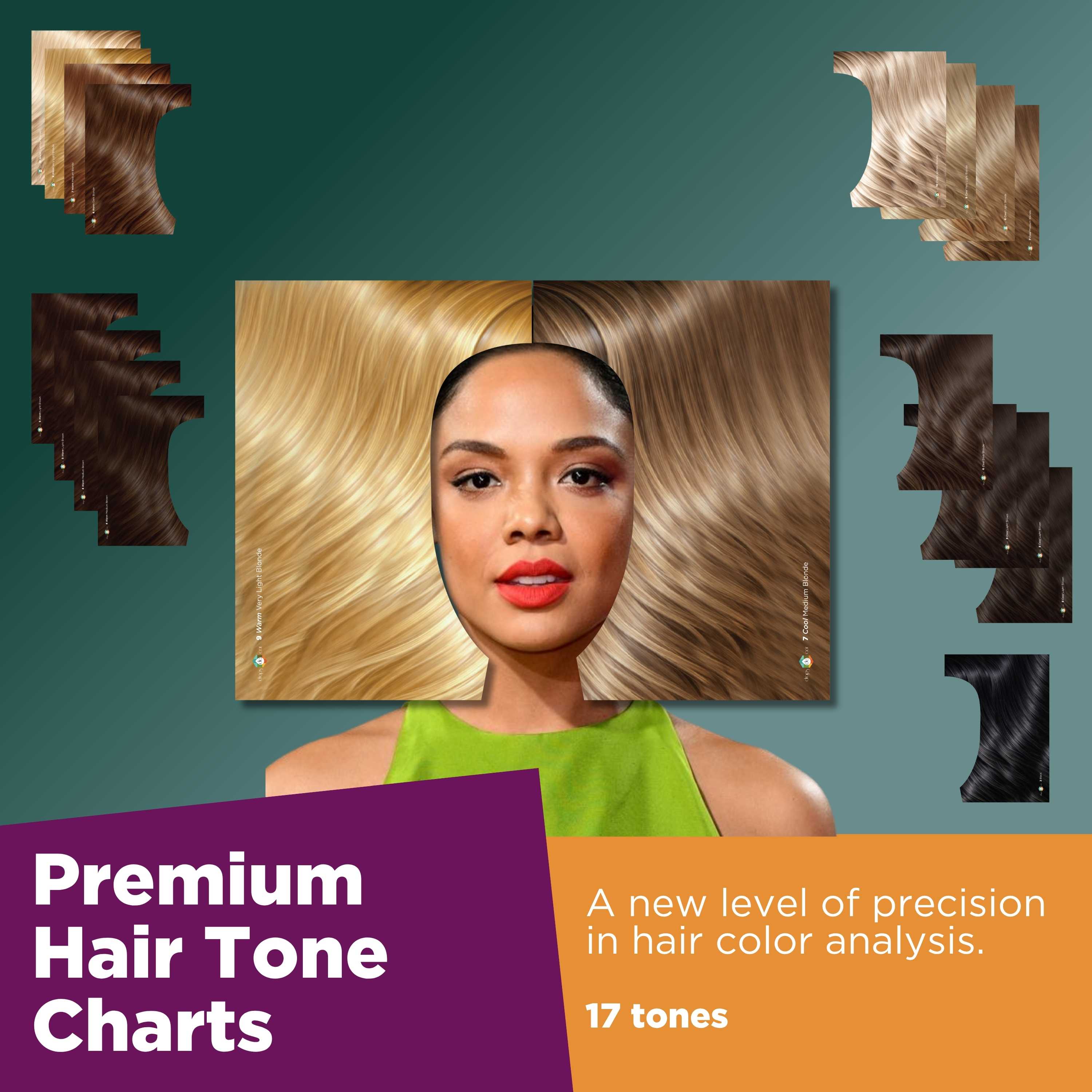 Premium Hair Tone Charts