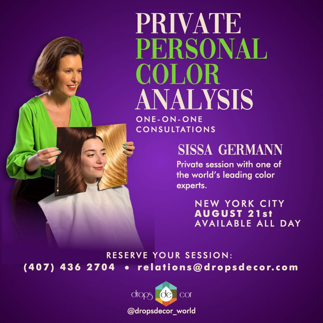 In Person Color Analysis New York - August 21st