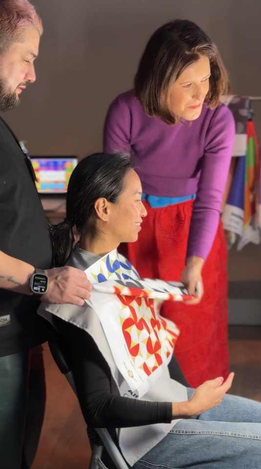 Sissa Germann teaching an in-person certification class