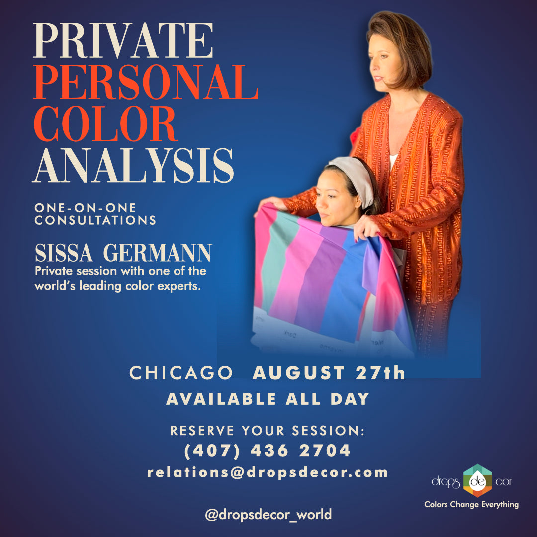 In Person Color Analysis Chicago - August 27th