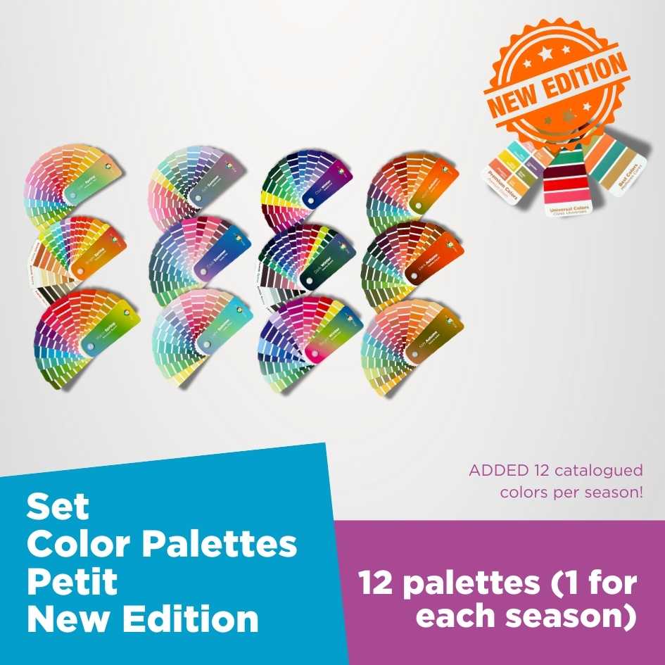 New Edition: Seasonal Petit Color Palette - 12 Season Set (Set Advanced)