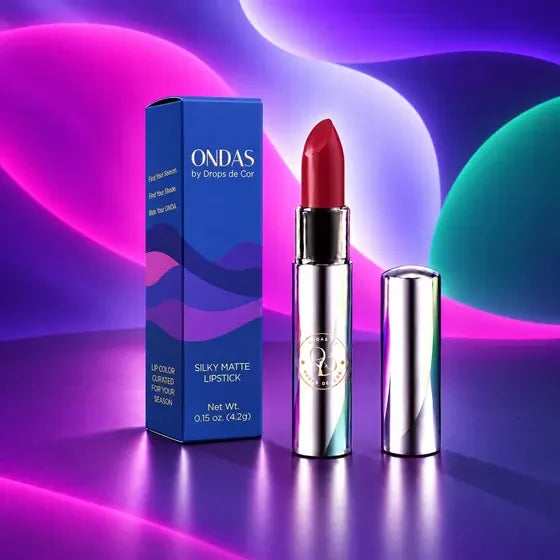 Bossa lipstick with its ONDAS carton