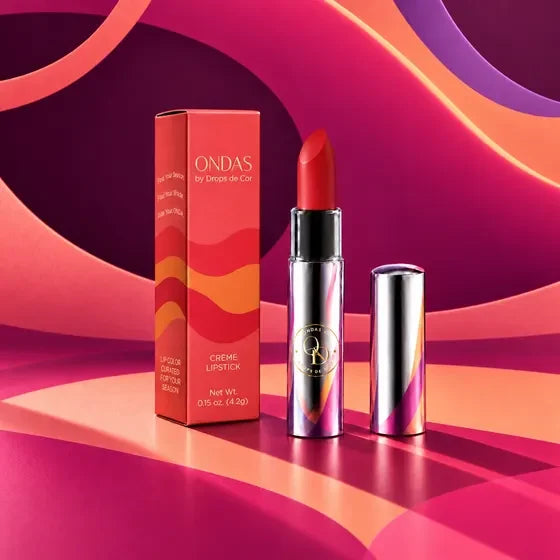 Ginga lipstick with its ONDAS carton