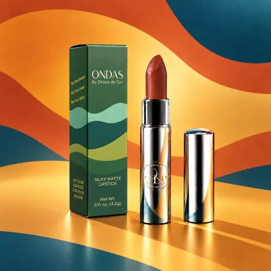 Orla lipstick with its ONDAS carton