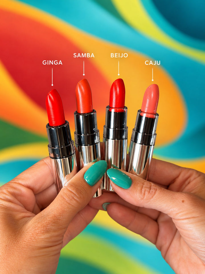 ONDAS Spring lipsticks — the four shades