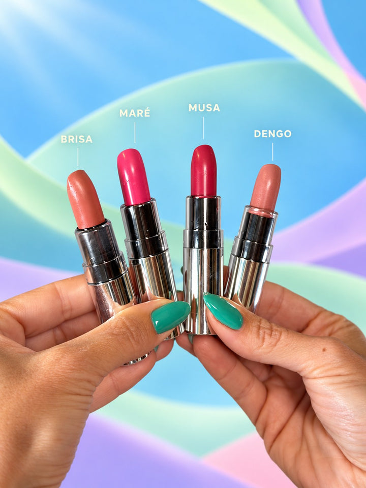 ONDAS Summer lipsticks — the four shades