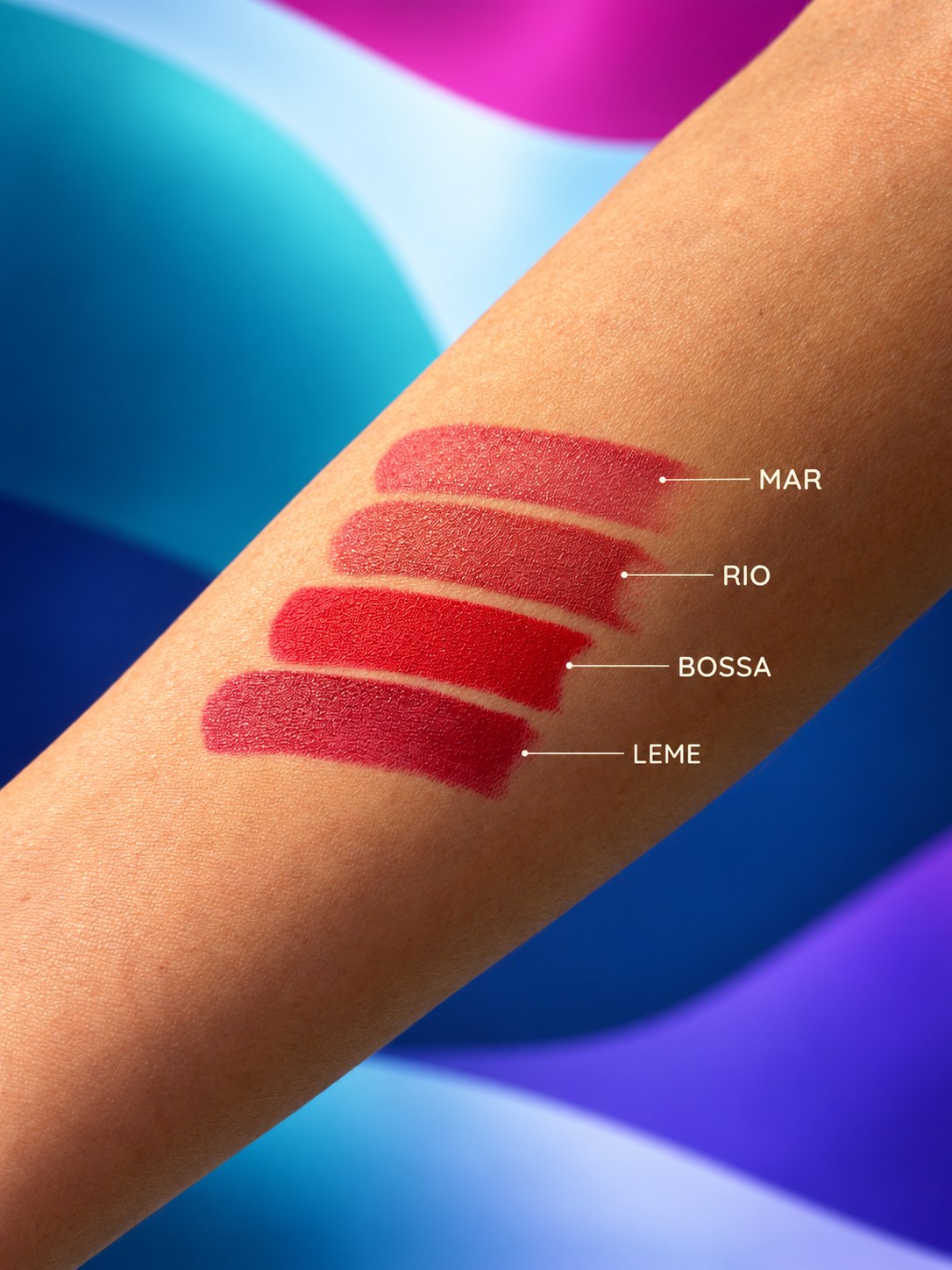 ONDAS Winter shades — swatches